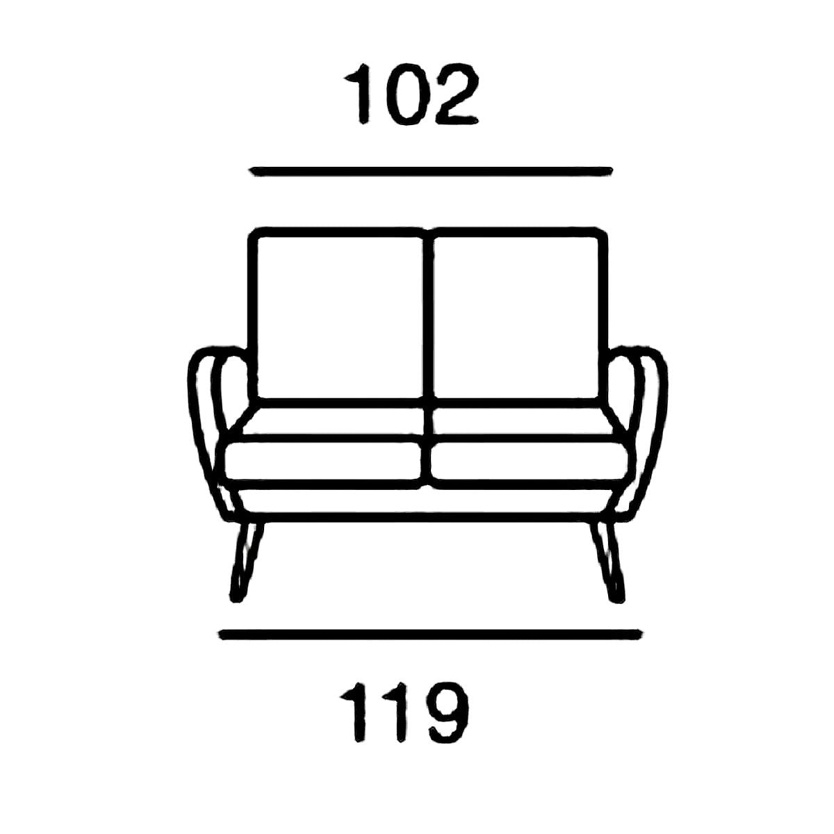 Canapé PERSAN – vue 3