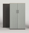 Armoires portes battantes bois / acier Mobimetal