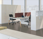Bureaux Aska Columbia pieds inclinés bois
