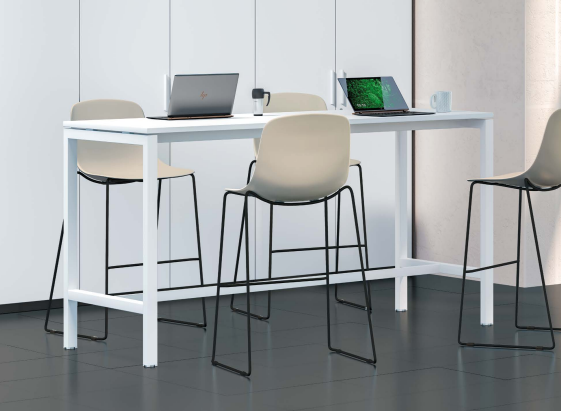 Bureaux Aska Columbia table haute et standard