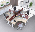 Bureaux Prem's Columbia voile de fond métal avec pieds réglables en hauteur