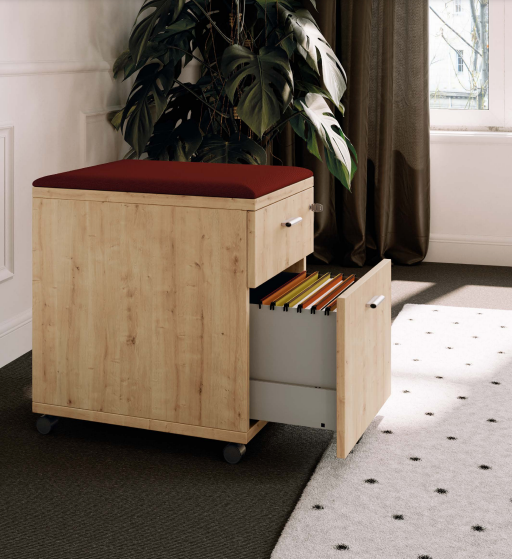 Caisson bureau bois Columbia