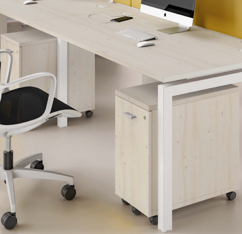 Caisson bureau bois Columbia