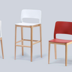 Chaise et Tabouret - C 700 - Contract - Columbia