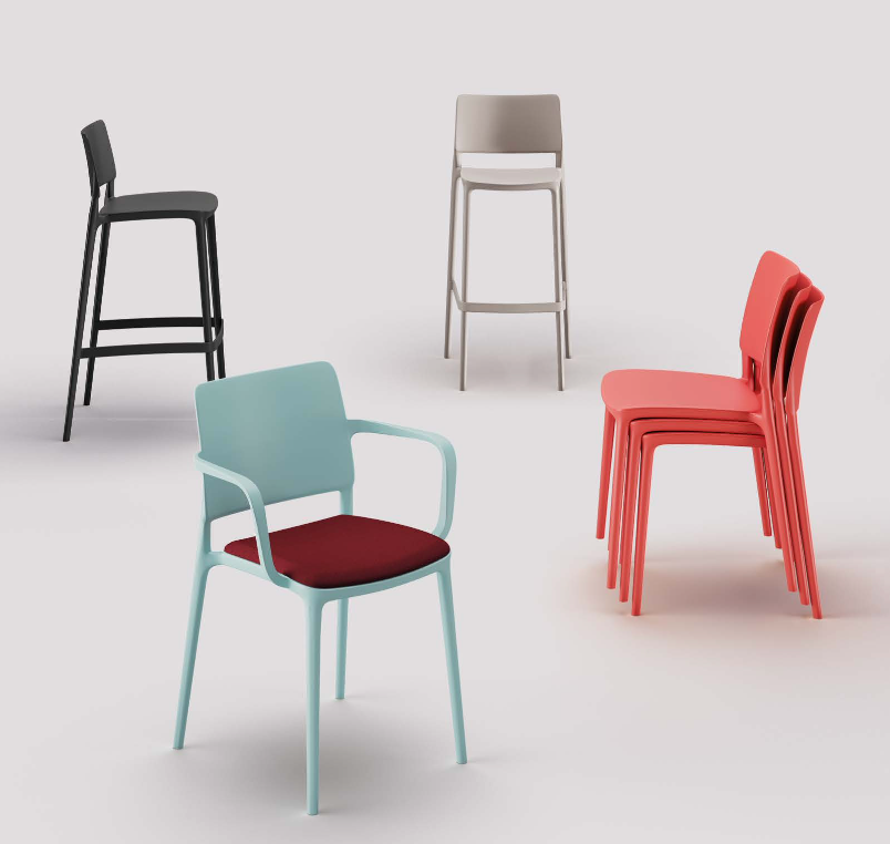 C38 Chaises et Tabourets - Chaises de collectivité - Columbia
