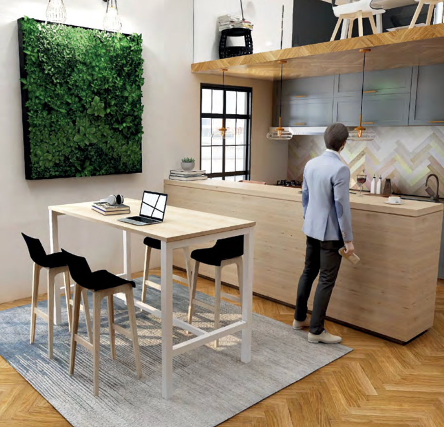 Astrolite - Table haute - Buronomic