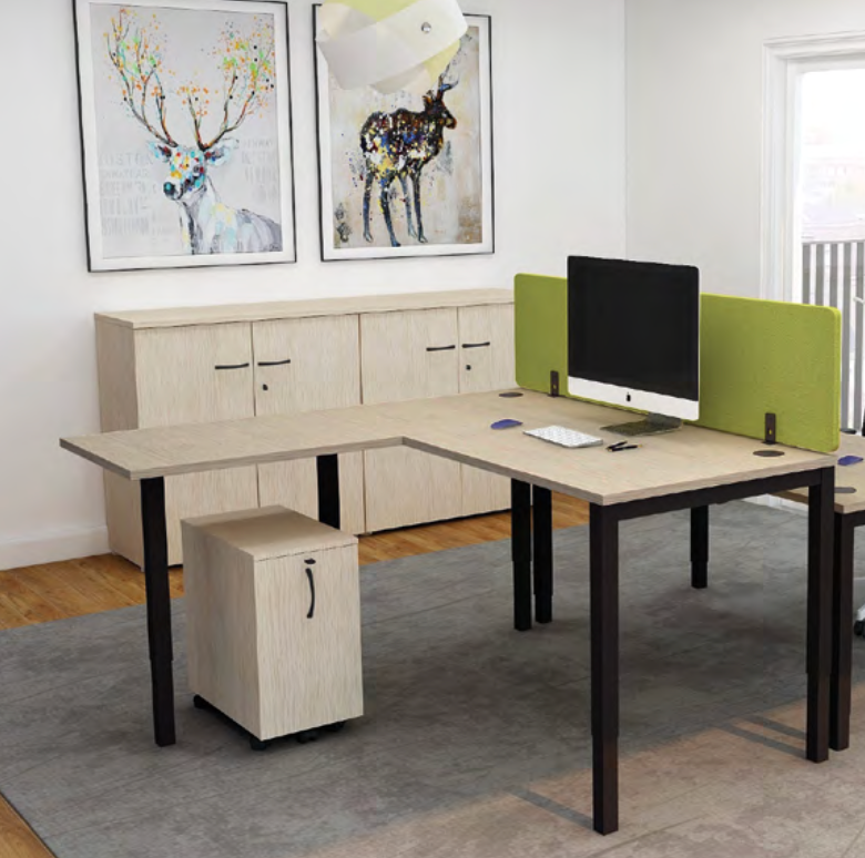 Astrolite - Bureau individuel réglable en hauteur - Buronomic