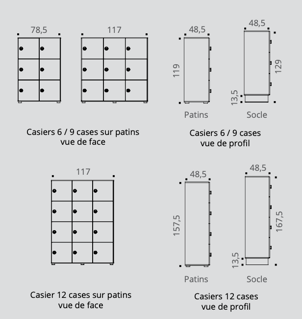 Casiers - Eko - Buronomic