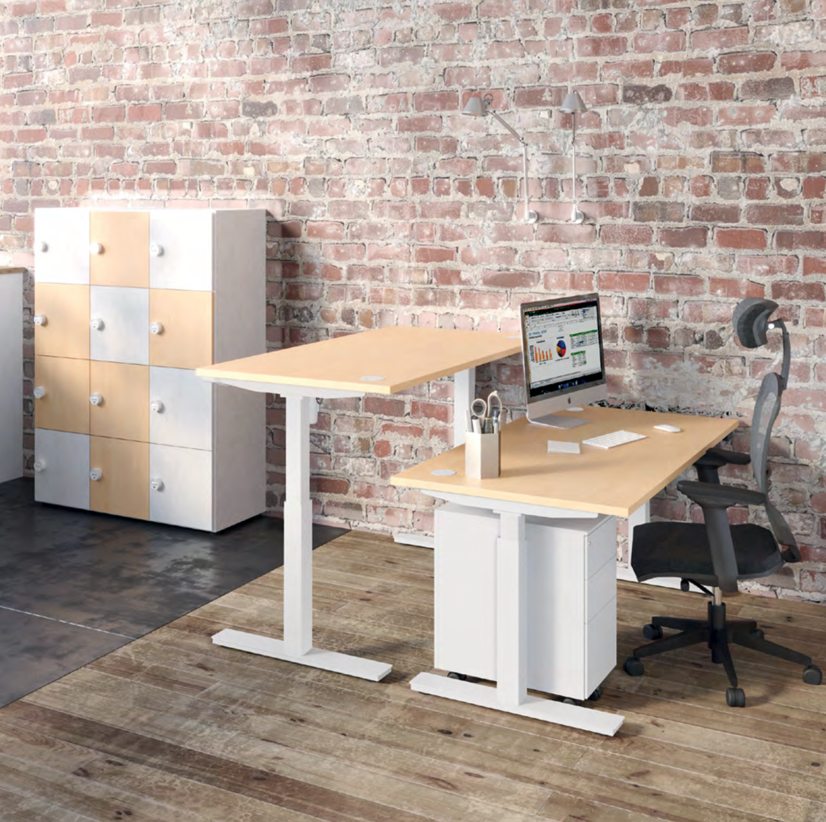 Envol One - Bureau à réglage électrique - Buronomic