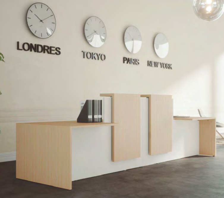 Fifty Fifty - Comptoir d'accueil - Buronomic