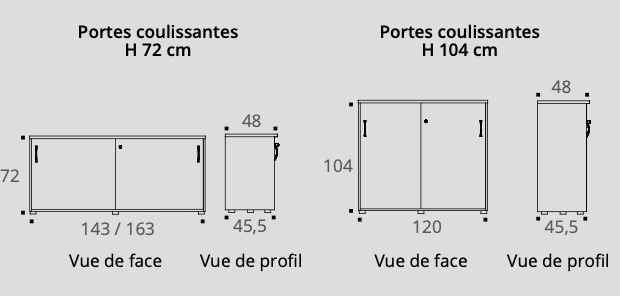 Quiétude - Rangement Portes coulissantes - Buronomic