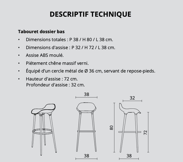 Tabourets - Buronomic