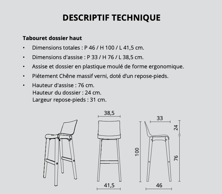 Tabourets - Buronomic
