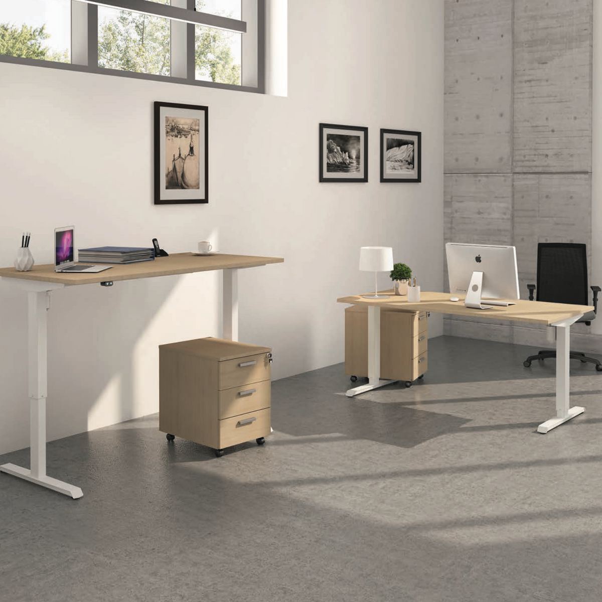Nivo - Bureau réglable en hauteur - Burocéan