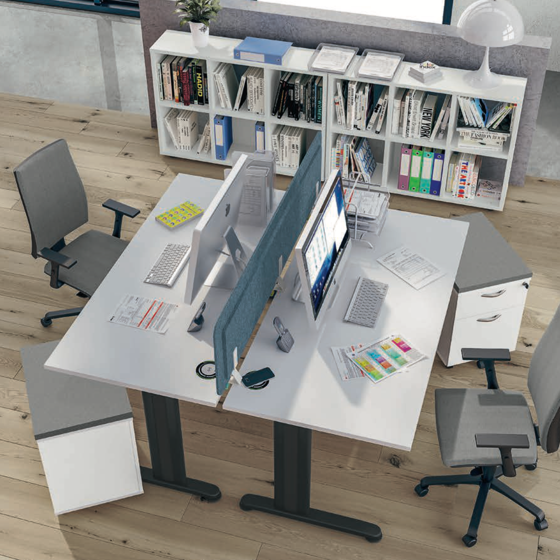 Scenario - Poste de travail individuel ou collectif - Burocéan