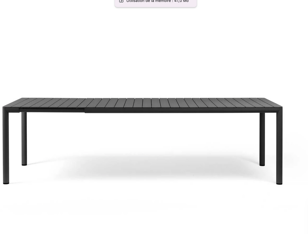 Tevere Table d'extérieur extensible 210 - Nardi