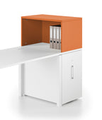 Niche Bois sur Caisson Hauteur Bureau – vue 2