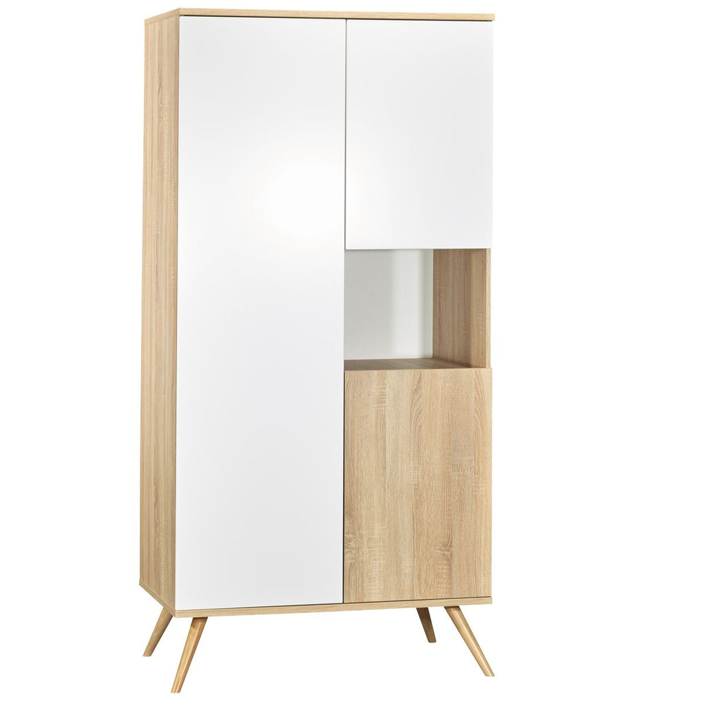 Armoire 1 grande et 2 petites portes niche SEVENTIES