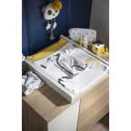 Commode 1 porte et 3 tiroirs SEVENTIES