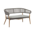 Banquette basse en aluminium naturel NORDIC  - Stamp