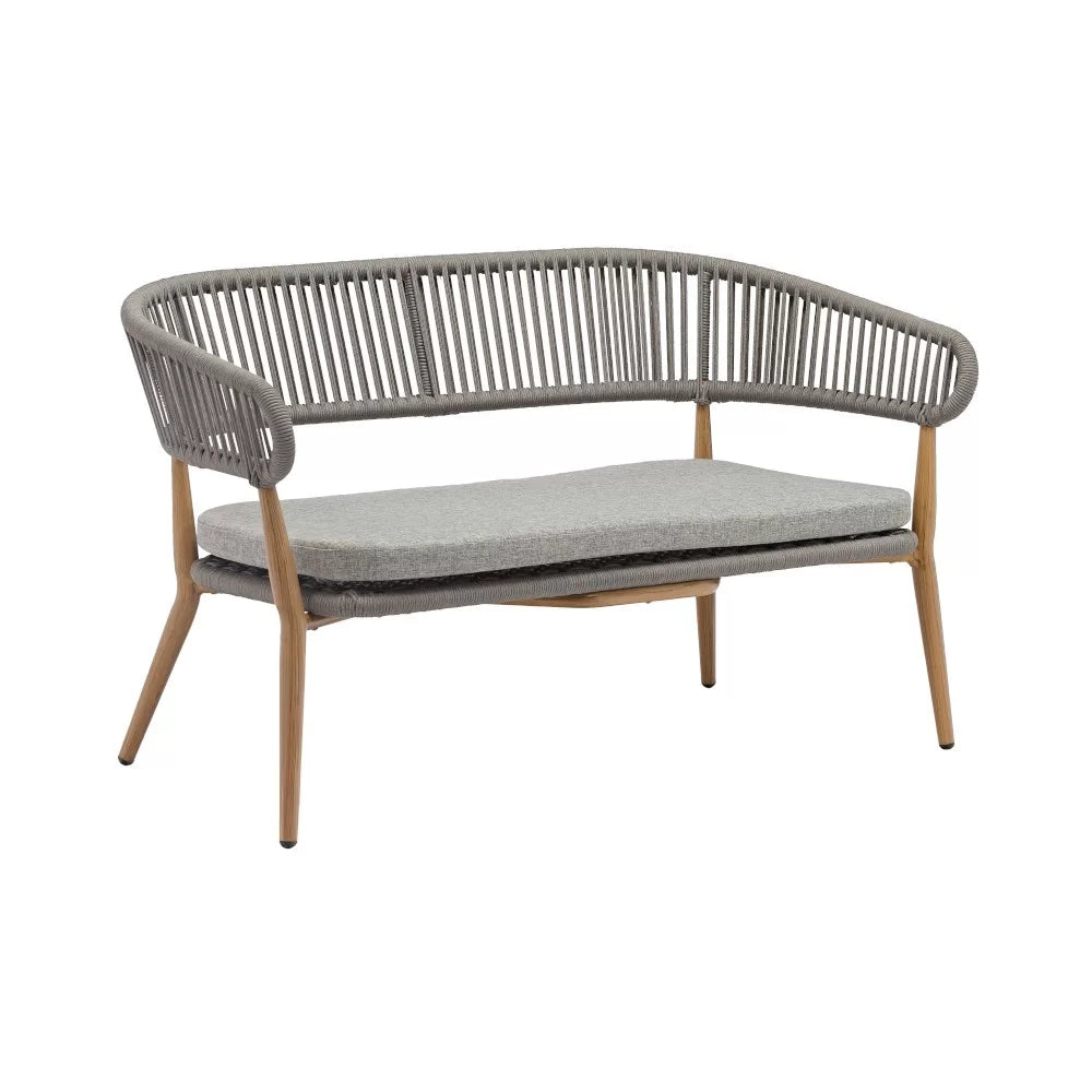 Banquette basse en aluminium naturel NORDIC  - Stamp