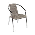 Bora - fauteuil aluminium tressé - Stamp