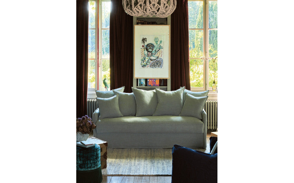 Canapé 3 places Cassis 176 cm convertible 14 cm - Home Spirit