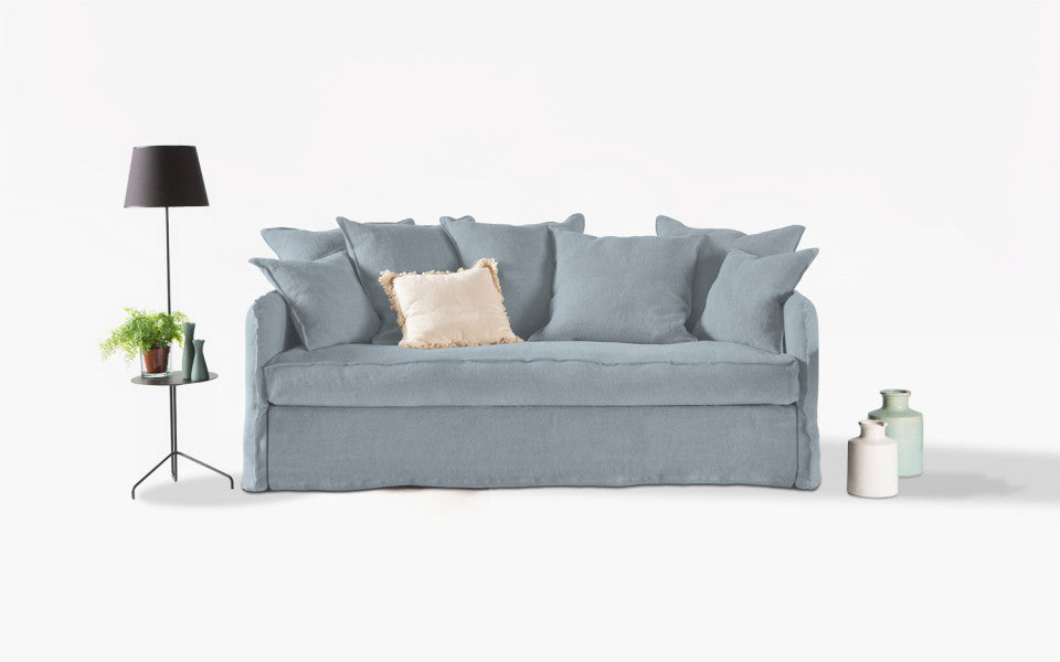 Canapé 3 places Cassis 176 cm convertible 14 cm - Home Spirit