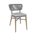 Chaise en aluminium naturel NORDIC  - Stamp
