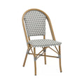Chaise en aluminium rotin naturel VENITIA GRAPHIC II  - Stamp