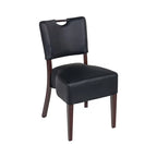 Chaise en aluminium VERONE assise et dossier tapissés - Stamp
