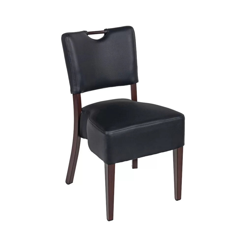 Chaise en aluminium VERONE assise et dossier tapissés - Stamp
