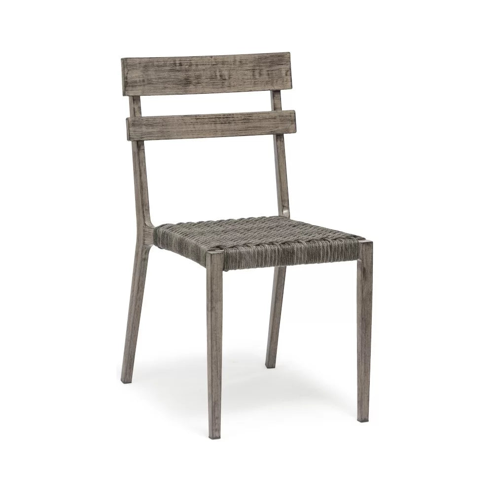 Chaise en aluminium wood grey TOLEDO - Stamp