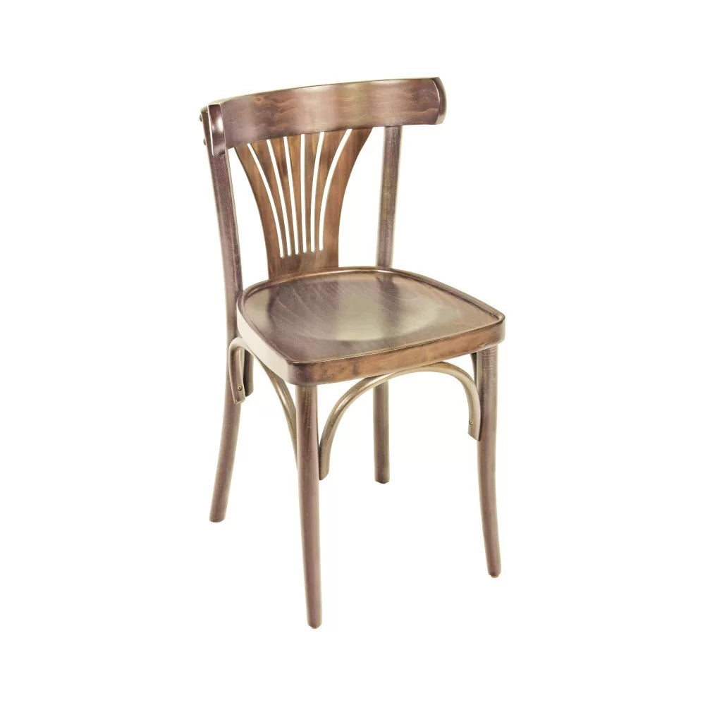 Chaise en bois GLADYS assise et dossier bois  - Stamp