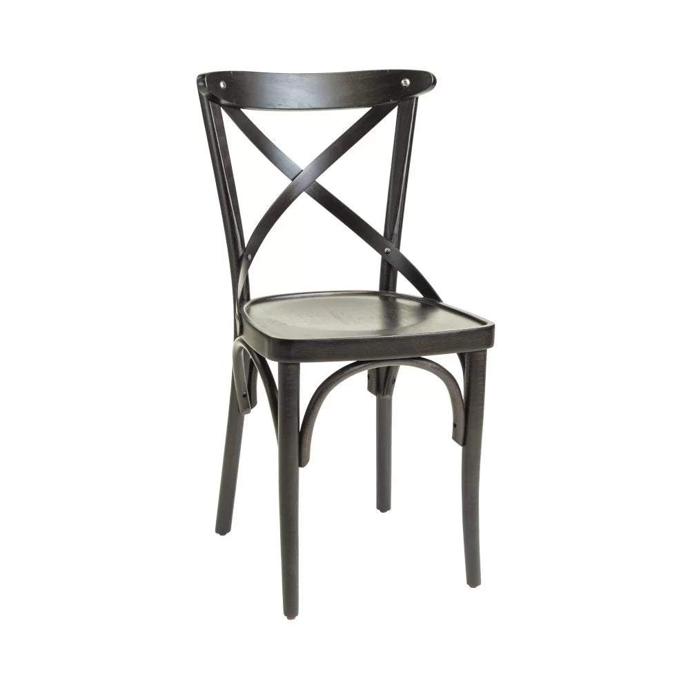Pise - chaise hêtre massif assise bois ou tapissée - Stamp