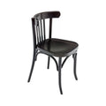 Chaise en bois hêtre massif wengé CAFE assise bois - Stamp