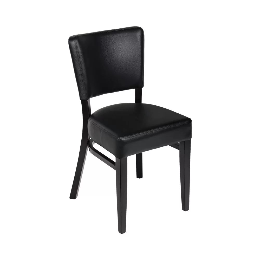 Chaise en bois hêtre massif wengé ODEON - Stamp
