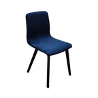 Chaise en bois ZENY hetre massif naturel coque tapissée  - Stamp