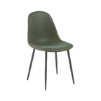 Chaise en métal LOLITA assise et dossier tissu avec surpiqure - Stamp
