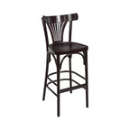Chaise haute en bois hêtre massif MORZINE II assise bois  - Stamp