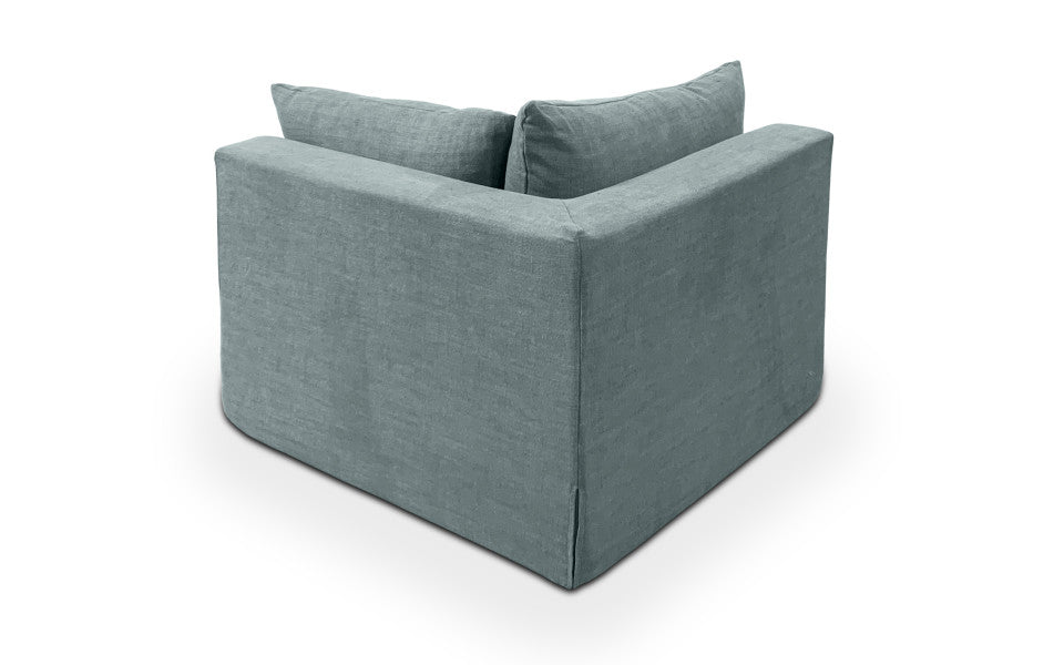 Chauffeuse d'angle Cyclade 100 x 100 cm - Home Spirit