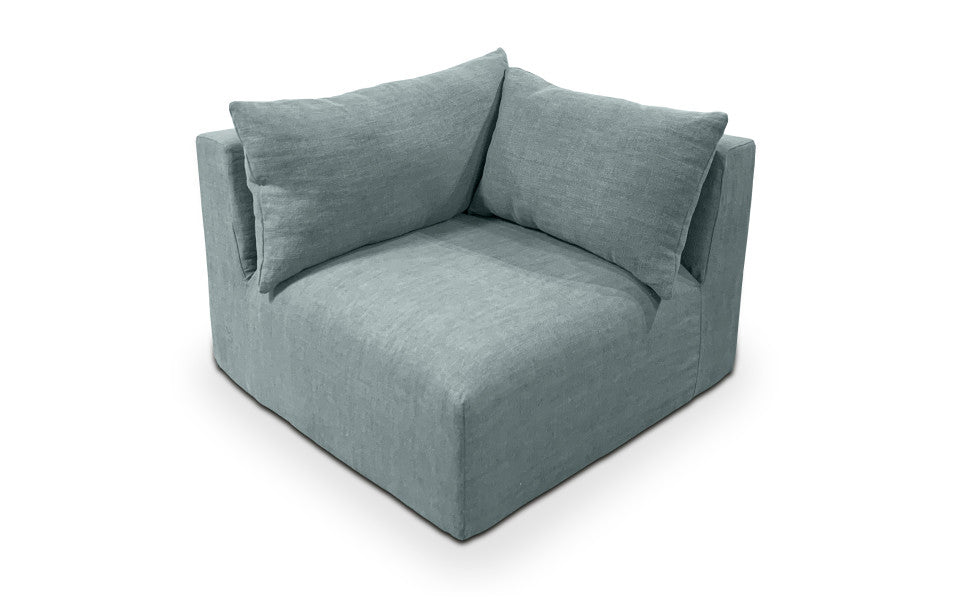 Chauffeuse d'angle Cyclade 100 x 100 cm - Home Spirit