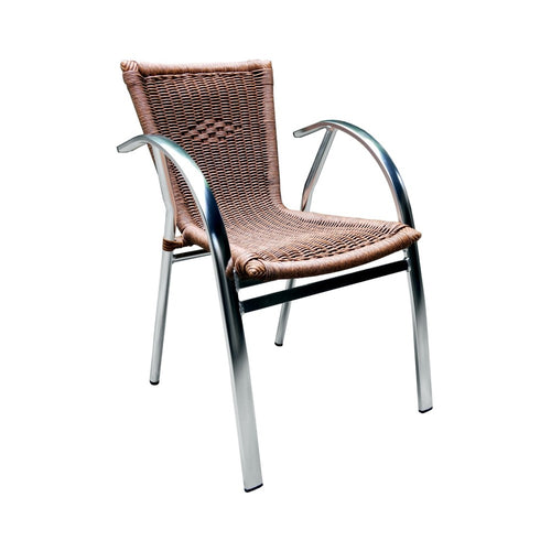 Bahamas - fauteuil aluminium tressé - Stamp
