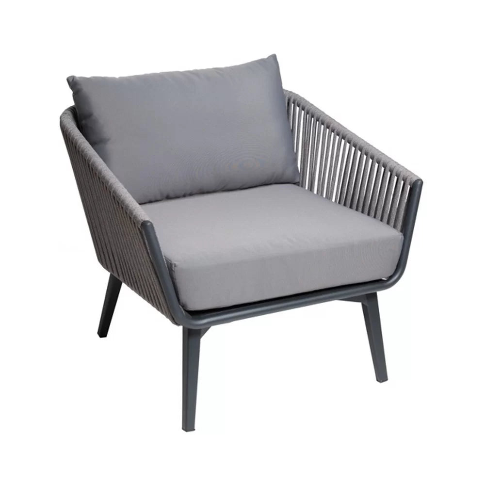 Fauteuil bas en aluminium SISAL  - Stamp