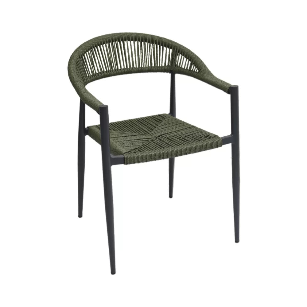 Fauteuil en aluminium gris SANTANA - Stamp