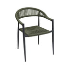 Fauteuil en aluminium gris SANTANA - Stamp
