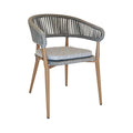 Fauteuil en aluminium naturel NORDIC  - Stamp