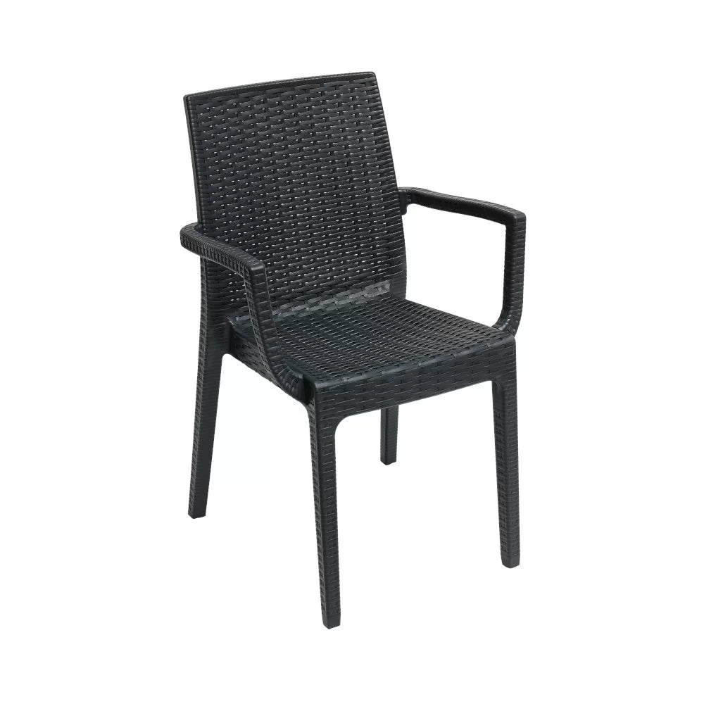 Fauteuil en résine DAFNE tressée - Stamp