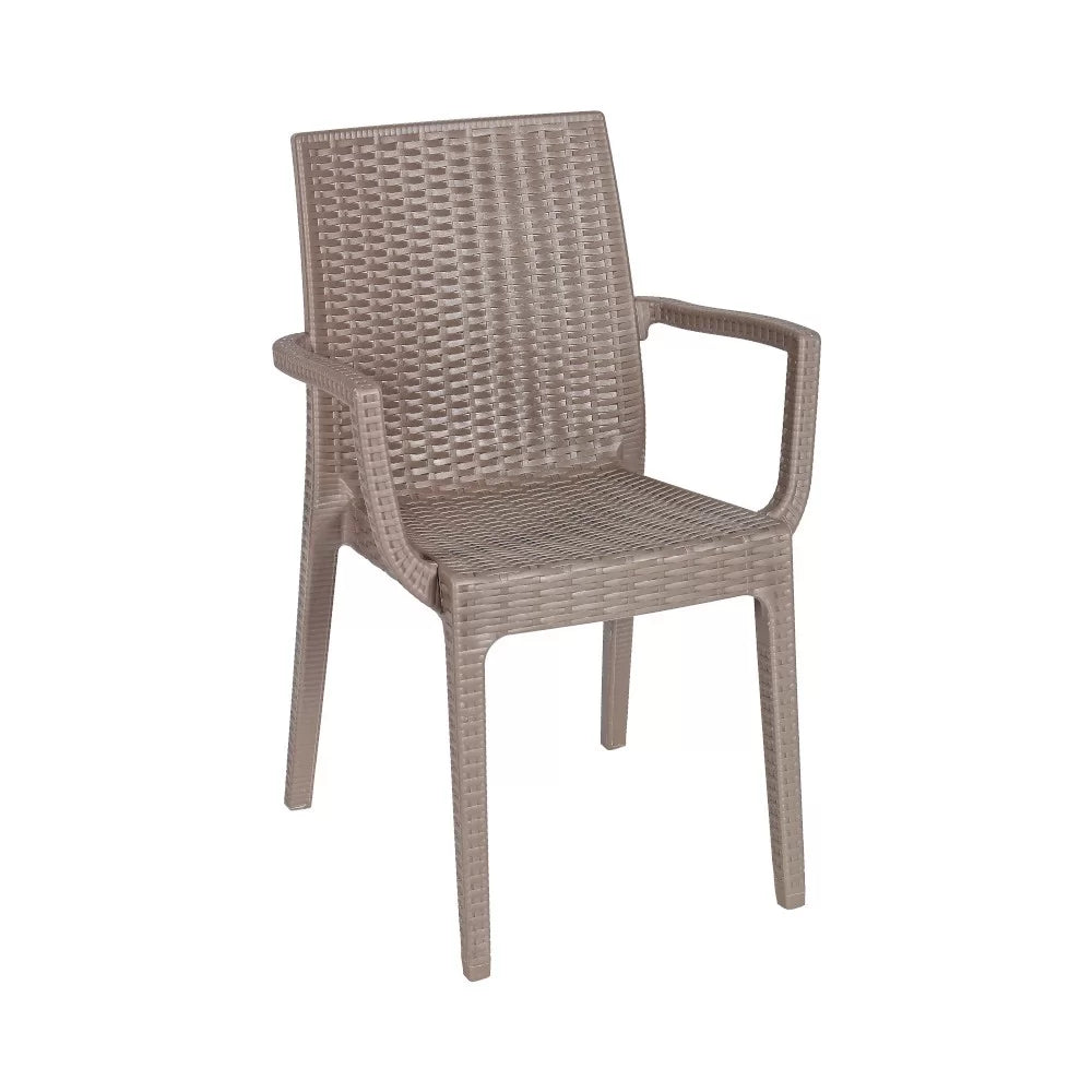 Fauteuil en résine DAFNE tressée - Stamp