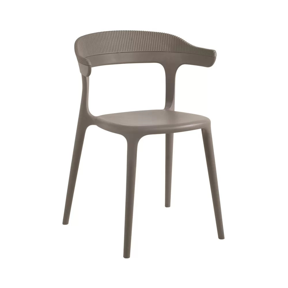 Fauteuil en résine LUNA STRIPE  - Stamp